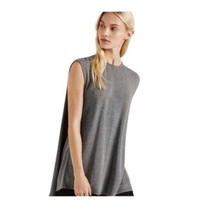 Kit and Ace Sleeveless Grey Cape Top XS